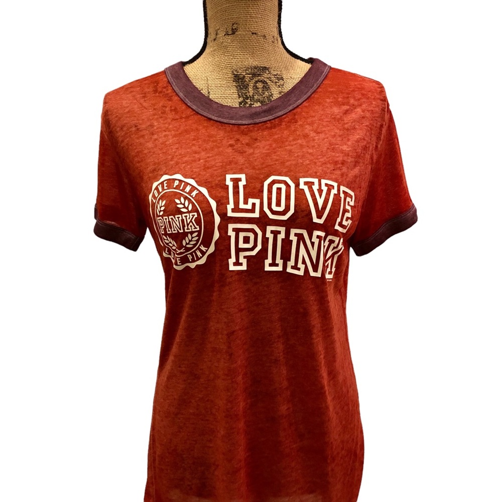 Pink Victoria’s Secret short sleeve shirt size XS